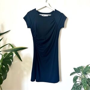 Susana Monaco Rouched Short Sleeve Mini Dress Size S